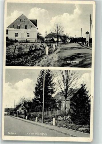 Sprottau Hauptstrasse ev. Schule Milkau