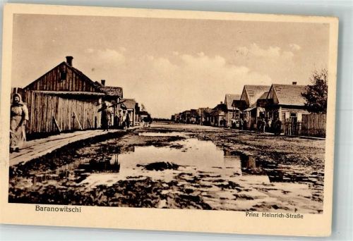 Baranowitschi Foto AK Prinz Heinrich Straße