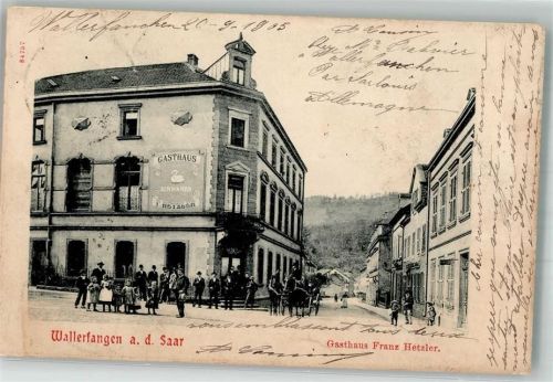66798 W6634 Wallerfangen 1905 - Gasthaus zum Schwanen