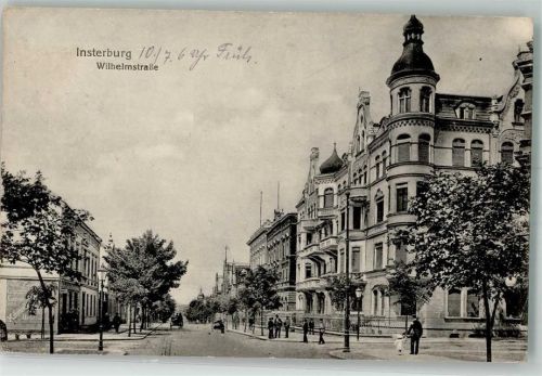 Insterburg 1918 Wilhemstrasse Feldpost WK I