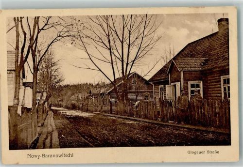Baranowitschi 1917 Foto AK Feldpost WK I S.B. 8./II bay.I.-R. 25