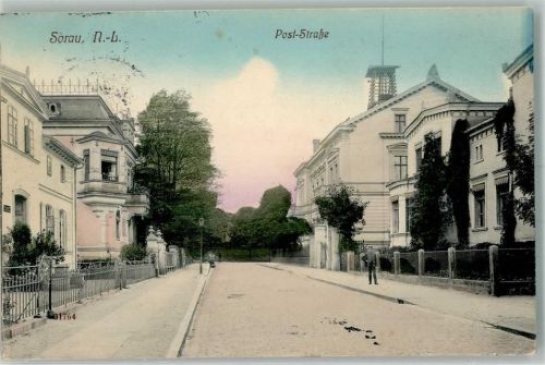 Sorau 1915 Poststrasse Feldpost WK I