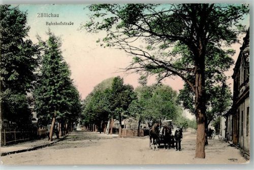 Züllichau 1914 Bahnhofstrasse Feldpost WK I