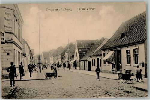 Loburg Dammstraße Gasthaus Bahnpost Magdeburg