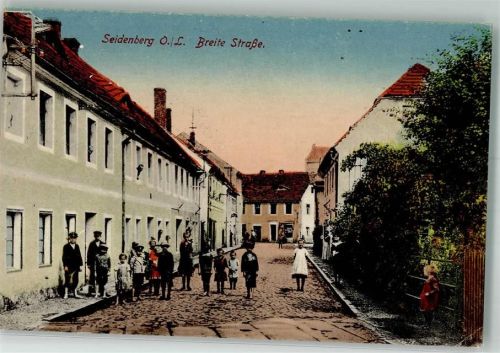 Seidenberg Zawidów Foto AK Breite Straße