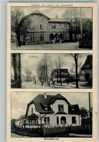24619 W2351 Bornhöved 1910 - Gasthaus zur Linde Kuhberg Villa