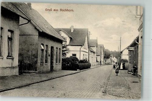Bockhorn 1922 Dorfstraße Haus Emailleschilder
