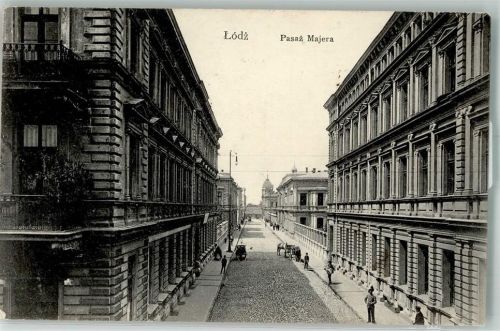 Litzmannstadt 1911 Straße Pasaz Majera