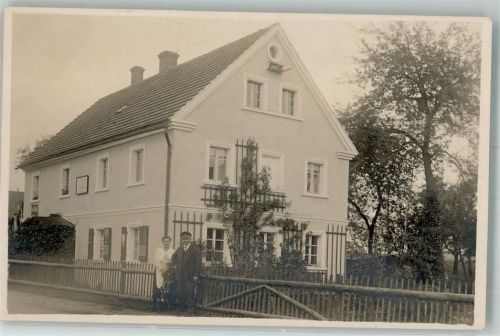 Penzig Piensk Foto AK Ort handschriftlich Wilhelmstrasse 9