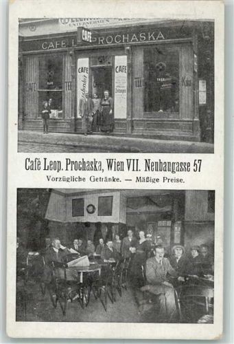 Wien Cafe Leop. Prochaska Neubaugasse 57