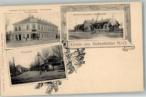 Wien Gasthaus Endlweber Siebenhirten Bahnhof Vösendorf