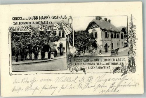 Wien Gasthaus Johann Maier Neuwaldeggerstrasse 45