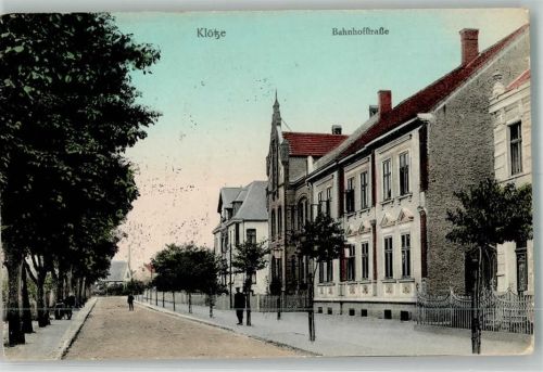 Klötze 1913 Bahnhofstraße