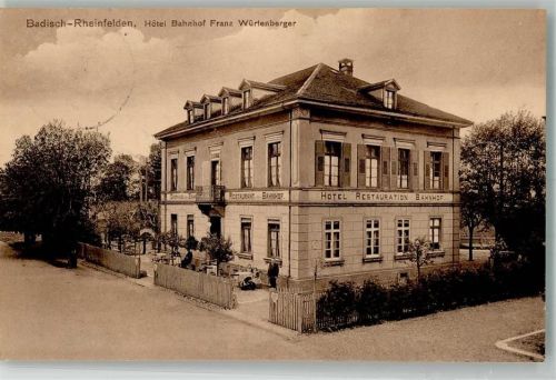 Rheinfelden 1912 Hotel-Gasthaus Bahnhof