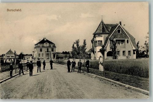 Burscheid 1911 Villen Gruppenphoto