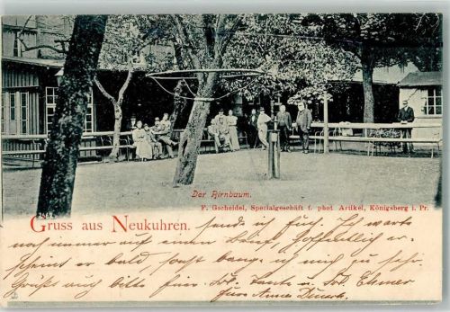 Neukuhren Pionerski 1898 Gebrauchsspuren Gasthaus Der Birnbaum