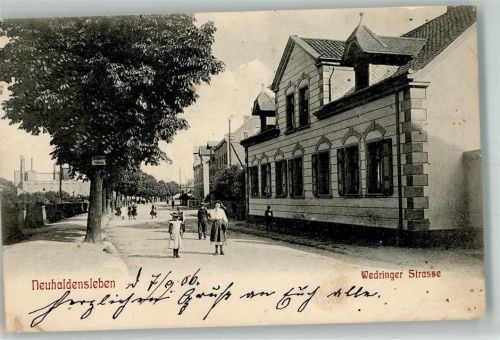 Neuhaldensleben 1906 Wedringer Straße