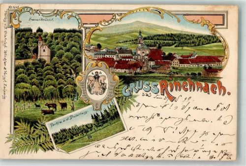 Rinchnach 1899 Frauenbrünnl Wappen Am Probstberg