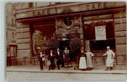 Wien 1909 Cafe Brlillantengrund