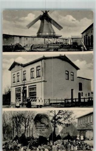 Kaltenkirchen Windmühle Geschäftshaus Denkmal Ort lt. Stempel