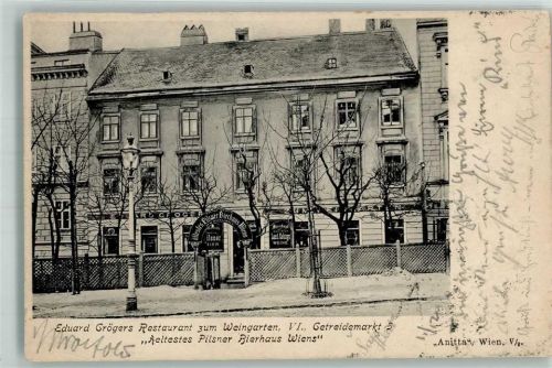 Wien Gasthaus zum Weingarten Getreidemarkt 5