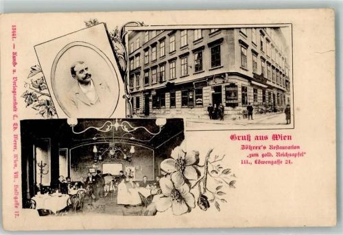 1030 Wien 3. Bezirk, Landstraße Gebrauchsspuren Gasthaus zum goldenen Reichsapfel Löwengasse 21