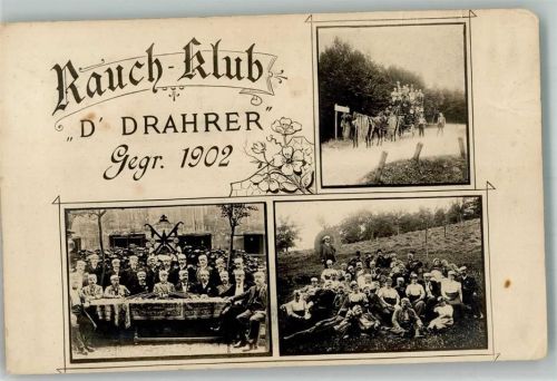 Wien 1910 Rauch-Klub D´ Drahrer