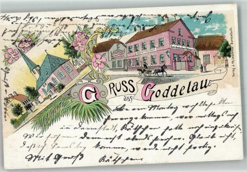 Goddelau 1902 Gasthaus zum Deutschen Kaiser