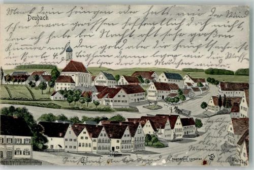 Deubach 1908 Kirche St. Martin