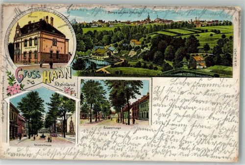 Haan 1901 Postamt Kaiserstraße