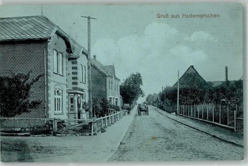 Hanerau-Hademarschen Dorfstraße Bahnpost Neumünster