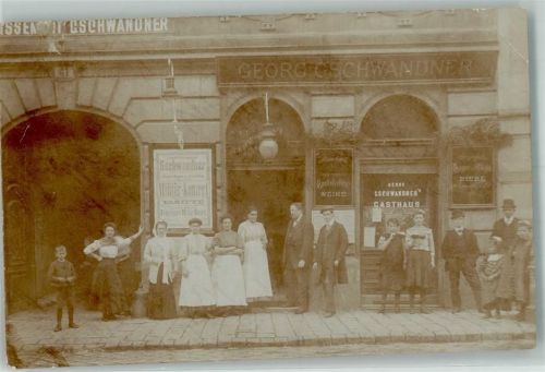 Wien 1910 Gasthaus Georg Gschwander