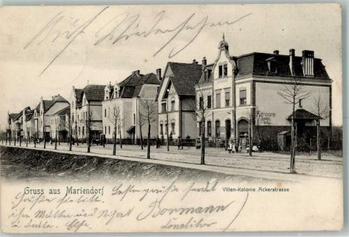 Mariendorf 1905 Ackerstraße Villen-Kolonie Materialwaren-Handlung