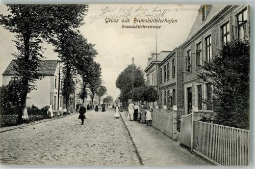 Brunsbüttel 1908 Brunsbüttelerhafen Brunsbüttelerstraße