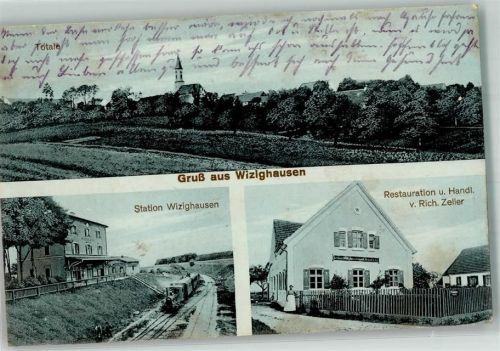 Witzighausen Bahnstation Witzighausen Gasthaus Zeller