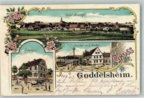 Goddelsheim Rittergut Gasthaus Goebel