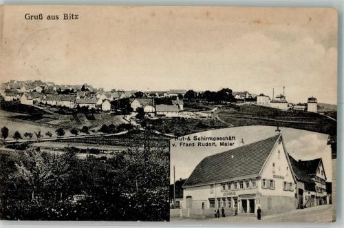 72475 W7474 Bitz , Württ 1926 - Hut- und Schirmgeschäft Maier