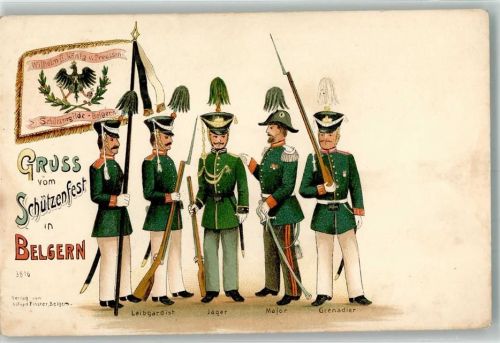 Belgern Belgerner Schützenfest Schützen Schützengilde-Flagge