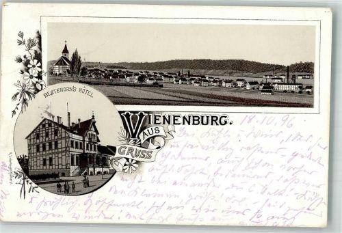 Vienenburg 1896 Vorläufer Druck um 1890 Hotel Bestehorn