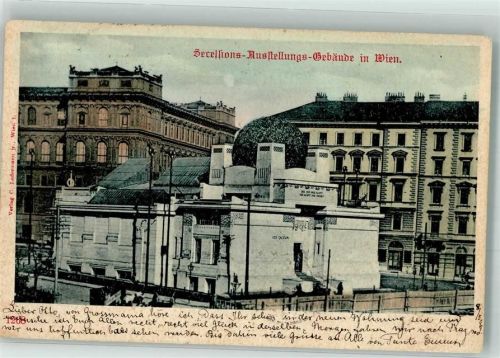 Wien 1899 Ausstellungsgebäude Architektur Jugendstil