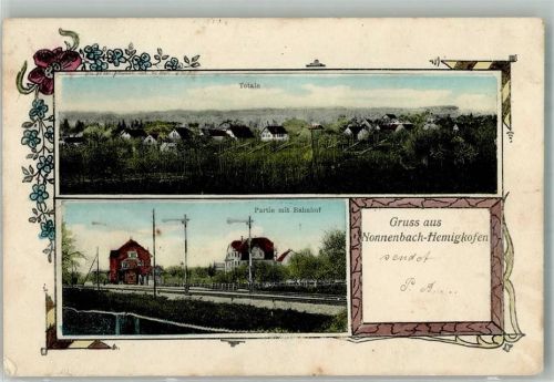 88079 W7993 Kressbronn am Bodensee 1912 - Nonnenbach-Hemigkofen Am Bahnhof