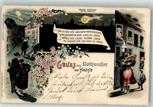 Rotwasser 1898 Zu Zweit Liebespaar Trinker