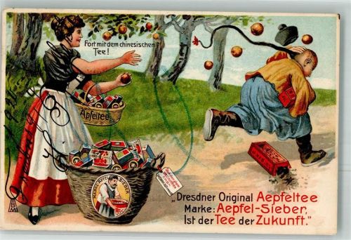 Dresden Dresdner Original Apfeltee Marke Aepfel-Sieber - Fort mit China Tee
