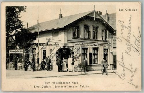Bad Oldesloe Gasthaus zum Holsteinschen Haus Brunnenstrasse 12 Fahrrad