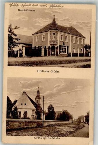 Gröden Geschaftshaus Dorfstrasse Kirche