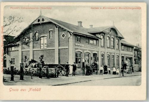 25899 W2260 Niebüll - Kolonialwaren Paysen Manufakturgeschäft Iversen & Karstensen