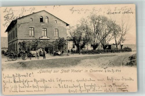 Koserow 1904 Gasthaus zur Stadt Vineta
