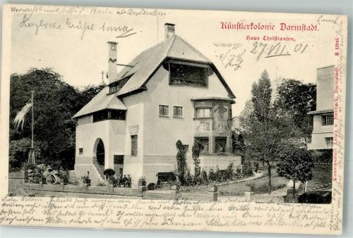 Darmstadt 1901 Künstlerkolonie Haus Christiansen Jugendstil