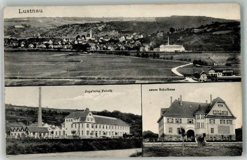 Lustnau Fabrik Jope Neues Schulhaus Bahnhof