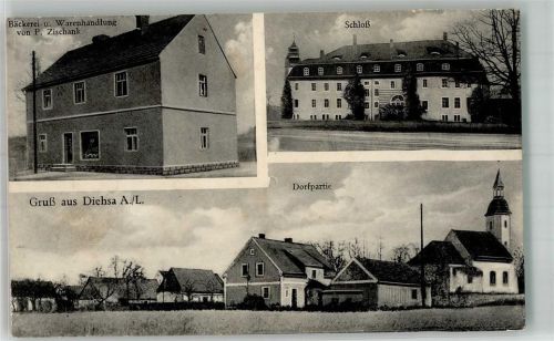 Diehsa Posthilfstelle Diehsa Bäckerei Zischank Schloss